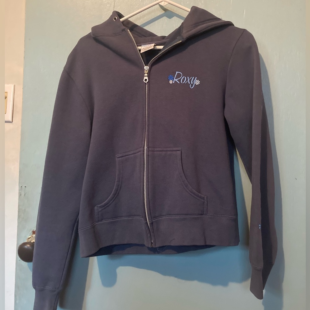 Vintage Early 2000s Roxy Zip Up Hoodie